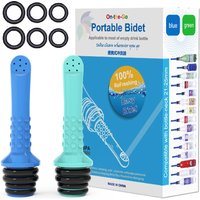 2PCS Pocket Bidet Sprayer Personal Cleaner Hand Held Seat Toilet Bidet Tackle Hygiene Washing Travel Wash Nozzle Bidet Parts