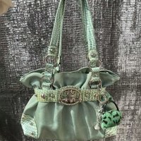 Sweet Cool Green Underarm Bag Y2k Hot Girls Pu Leather Large Capacity Shoulder Tote Bag Women Fairycore Aesthetic Handbag Chic