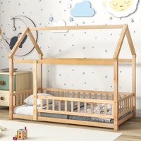 Value Natural Wood Newborn Bed Children's Bedroom Furniture Comfortable Fashion Children's Bed