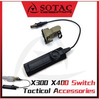 SOTAC GEAR Tatical Weaponlight Remote Pressure Switch for X300 X400 Series Flashlight Fit 20mm Picatinny Rail