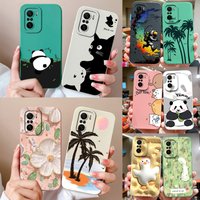 For Poco F3 F4 GT Case Cute Cartoon Soft Liquid Silicone Phone Housing For Poco F 4 F3GT Camera Protection Durable Back Cover