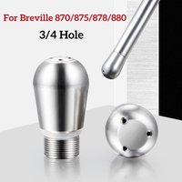 For Breville 3-4-Hole Coffee Machine Steamer Coffee Maker Steam Nozzle Milk Foam Tip Accessories Foaming Replacement