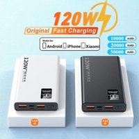 For Xiaomi Original 50000mAh Powerbank External Spare Battery Portable Charger Super Fast Charging For iPhone Samsung Power Bank