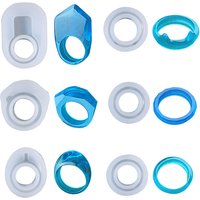 1Pcs Rings Resin Epoxy Molds Mixed Size Silicone Casting Molds Tool For DIY Pendant Jewelry Making Findings Supplies Accessories