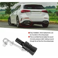 Car Modification Sound Simulator Turbine Tail Throat Whistle, Exhaust Pipe Sound Generator Motorcycle Sound Wave Sound Generator