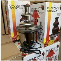 Chocolate Machine 1PC Three Layer Stainless Steel Chocolate Fountain Chocolate Fountain Home Party Buffet DIY