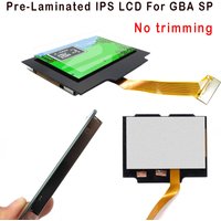 HISPEEDIDO For GBA SP Pre-Laminated IPS LCD 3.0 inch V5 Real Drop in Screen Replacement Kits Easy to Install