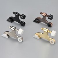 New Zinc alloy Hinge Pin Bumper Damper Rubber Door Stopper Thicken Hidden Hidden Doorstops Door