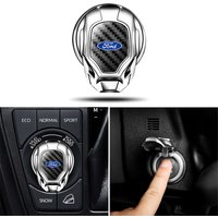 Aluminum Car Engine Start Stop Switch Button Cover For Ford Focus Fiesta ST Line Mondeo Auto Interior Tuning Parts Accessories