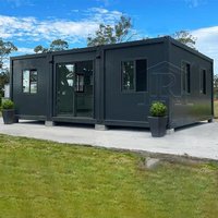 Waterproof 40Ft 20Ft Prefab Expandable Container House Insulated Folding Prefabricated Home 2 3 4 5 Bedroom With Kitchen Toilet