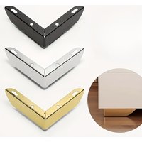 4 pcs Gold Minimalist Design Furniture Feet Metal Furniture Legs Length for Cabinet Sofa Tea Table Replacement Parts