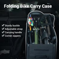 AliExpress LIXADA Folding Bike Carry Case with Dust Cover Oxford Fabric Bike Travel Bag Storage Box for Brompton for Dahon