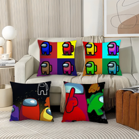Party video games A-Among U-Us Pillow Case Office Cushions Suitable For Sofa Car Bedroom Decorative Cushion Cover
