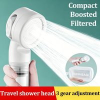 Travel Shower Filter Hotel Portable Mini Shower Head Universal Ultra-Strength Boosted Purification