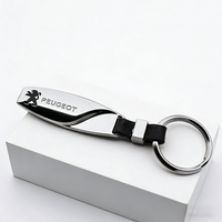 For Peugeot 108 206 207 301 308 407 408 508 3008 4008 5008 RCZ Car Emblem Key Chains Holder Metal Keyring Keychains Accessories