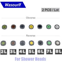2 PCS Water Saving Device Regulator 4L 6L 8L Aerator Water Controller Reducer Shower Head Faucet Built-in Shower Hose Pipe Bath