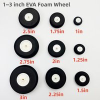 2pcs/1Pair RC Airplane EVA Sponge Tail Wheel 1inch To 3Inch 25-76mm Airplane Car From Wheels Sponge Tire Replacement Toy Parts