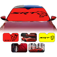 SRT Car Solar Protection Heated Windshield Sunshade Car Window Windscreen Cover Sun Shade Auto Sun Visor