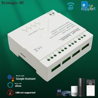 EWELINK WiFi Smart Switch Relay for Home Automation 7-32V 85-250V Dry Contact Circuit Breaker, Momentary Self-Locking 433 Module