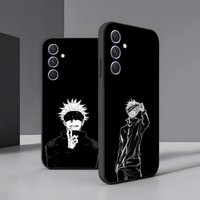 J-Jujutsu K-Kaisen G-Gojo Phone Case For Samsung A57 A37 A17 A56 A36 A26 A16 A25 A35 A55 A34 A24 A54 Black Soft Shell