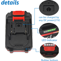 TPCELL 21V DC5521 Battery For MKT TYPE 18V Battery with DC5521 Connector Li-ion Replacement LXT BL1850 BL1840
