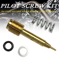 Carburetor Pilot Screw Kit Air Fuel Mixture Screw Pilot Screw Kit For AN125 AN125HK AN125S Burgman 125 13279-45400