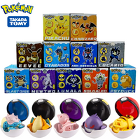 Original Pokemon Elf Ball Toys Pocket Monsters Figures Model Pikachu Gengar Elf Ball Dragonite Snorlax Lapras Kids Toy image 4