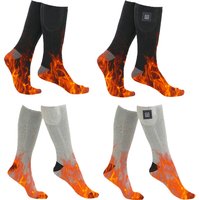 AliExpress alloet Electric Heated Socks 3 Level Temperature Electric Heating Socks Cold-Proof Skiing Sock for Cycling Camping Skating (NO Battery)