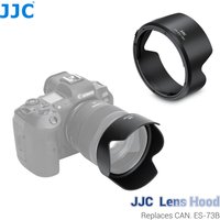 JJC ES-73B Petal Reversible Lens Hood for Canon RF 45mm F1.2 STM Lens on Canon EOS R8 R6 Mark III R5 R3 RP R6M3 R5M2 Lens Shade