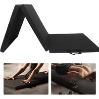Tri Fold Folding Exercise Mat All Purpose Aerobic Fitness Gym & Gymnastics Balance Mat for Men Women
