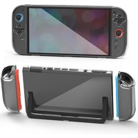 PC+TPU Clear Case Crystal Protective Cover for Nintendo Switch 2 Anti-Scratch Split Shell Protector For Switch 2 Accessories