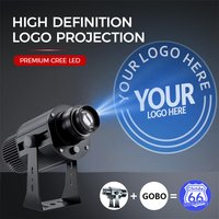 Custom Gobo Projector Light Custom Logo Lights Outdoor LED Rotating Customize Logo Spotlight for Commercial Shop Entrance Floor