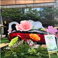 3PCS Large Foam Artificial Flowers Wedding Road Lead Flowers Window Display T Stage Backdrop Layout Wedding Party Decoration