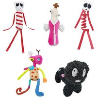 2026 Hot New The Amazing Digital circus White Skeleton Red Springman Plush Toys Anime Peripheral Birthday Gifts