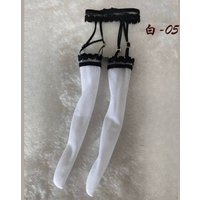 1/6 Scale Sexy Strap Socks Detachable Belt Silk Socks Clothing Model for Female Soldier Accessories TBL Action Figures Body