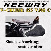For Keeway V Cruise 125 Keeway V302c modified single seat spring shock absorber seat cushion lengthened single seat cushion