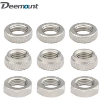 10PCS F/V A/V Nickel Plated Copper Nuts For Motorcycle Bicycle Schrader Presta Valve 8V1 6V1 Fastening Threaded Tool
