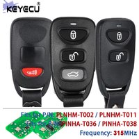 KEYECU 315MHz PLNHM-T002 PLNHM-T011 PINHA-T036 PINHA-T038 Remote Key Fob for Hyundai Santa Fe Kia Sorento Rio Rondo 2006-2014