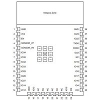 Original espressif esp32 esp32wroom ESP32-WROOM-32E-N16 16MB SPI flash dual core esp32 wifi module