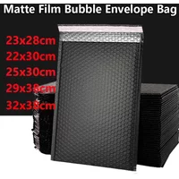 20PCS Black Bubble Mailers Poly Bubble Mailer Self Seal Padded Envelopes Gift Bags Packaging Envelope Shipping Bag 25x30cm