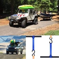 Universal Nylon Soft Loop Tie down Straps Heavy Duty Durable Cargo Securing Belts for ATV Motorcycle Lawn Mower