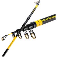 Telescopic Spinning Sea Rod 2.1-4.5M Ultrahard Casting Rods Challenge Giant Fish 15kg Carbon Fishing Gear