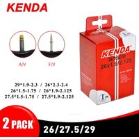AliExpress Kenda 2PCS KENDA Bicycle Inner Tube 26 27.5 29 Inches 1.5/1.75 1.9/2.125 2.3/2.4 AV FV MTB Bike Tires Cycling Butyl Rubber Inner Tube