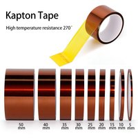 Polyimide Tape High Temperature Resistant Insulation Adhesive Tape for Welding 3D Printing Electronic Repair DIY