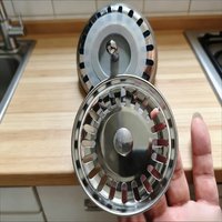 1pc 304 Stainless Steel Sink Strainer For Kitchen Bathroom Drain Filter Kitchen Sink Strainer Kitchen Bathroom Accessories