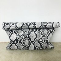 Schlangenmuster Damen Clutch Tasche Weiches PU-Leder Damen Abendtaschen Trend Party Mädchen Umschlagtasche Modische Bedruckte Clutches Geldbörse