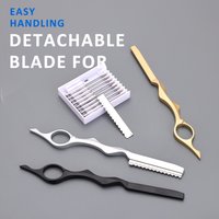 Professional 2-in-1 Hair Scissors Set Razor Edge Haircut & Thinning Shears for Hairdressers Barber Hairdressing Styling Tools