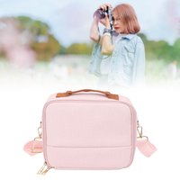 Camera Carrying Case Thickened Padding Handle Adjustable Strap Wide Opening for Instant Camera Bag for CP910 1200 1300 DSLR