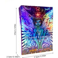 56 Pcs Cards English Oracle Cards for Beyond Lemuria Interactive Board Games Laser Editions 10*7.5cm