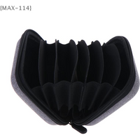 【MAX-114】Camera Lens Hard Filter Storage Case Box Water Resistant Shockproof Dust Proof Carrying Bags Expanding Dividers【WX】
